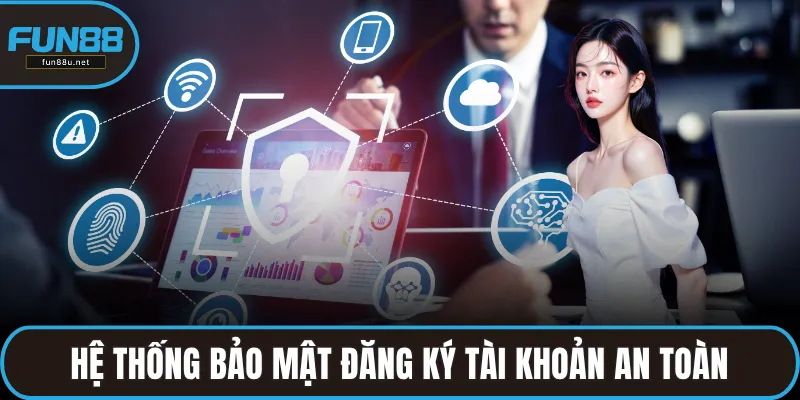 Hệ thống bảo mật đăng ký tài khoản an toàn